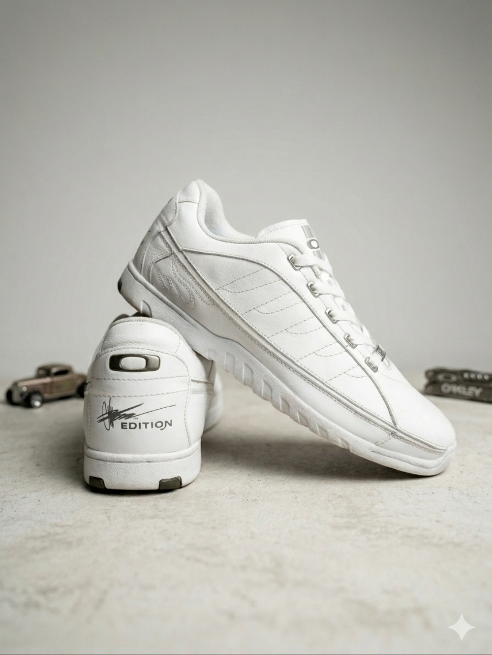 Vintage Oakley x Chip Foose Design Three Palms Leather Sneakers Men's 12